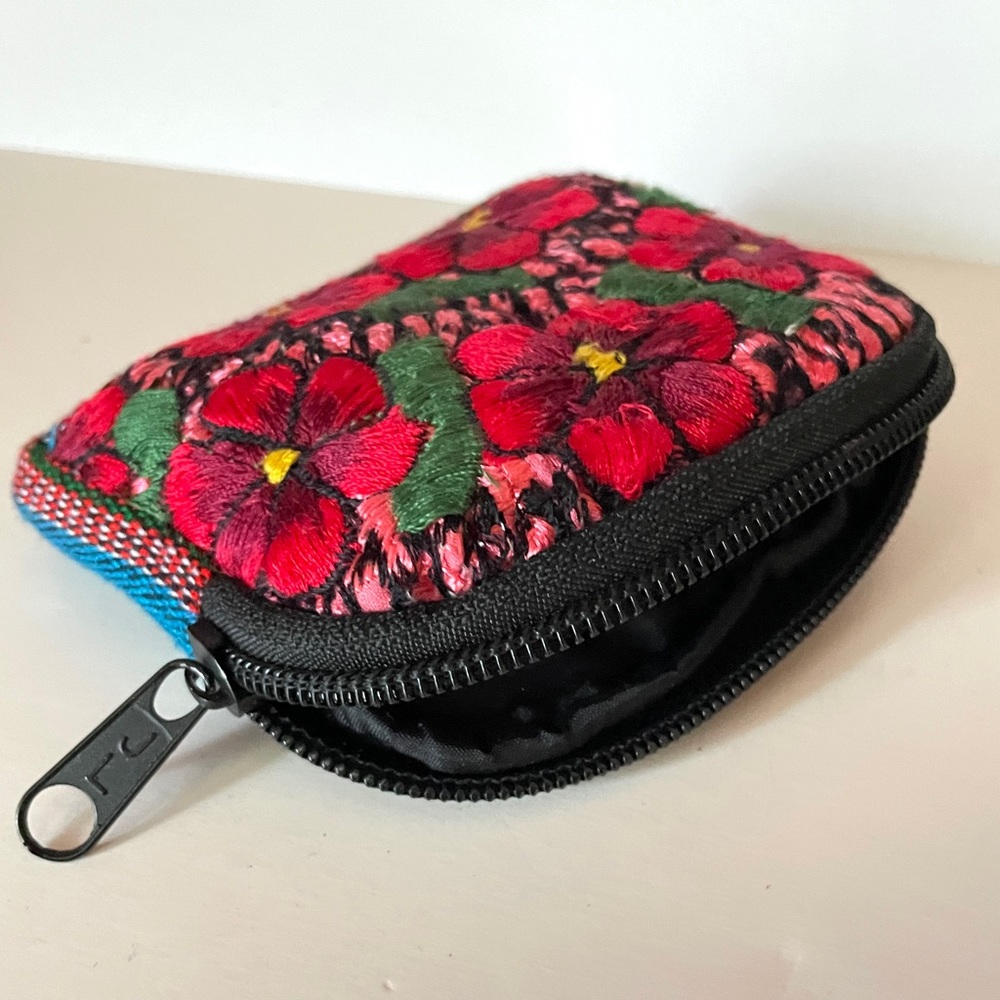 Cute embroidered purse mini walllet hand crafted from Mexico - Picture 7 of 7